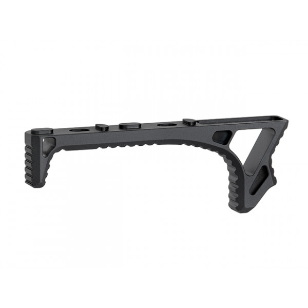 MULTI-FUNCTIONAL ANGLED FOREGRIP/HANDSTOP FOR KEY-MOD HANDGUARD - BLACK [CASTELLAN]